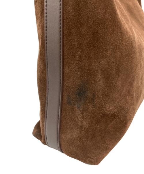 ROH SEOUL（ローソウル）ROH SEOUL (ローソウル) Pulpy hobo bag Suede/パルピー ホーボーバッグ スエード ブラウンの古着・服飾アイテム