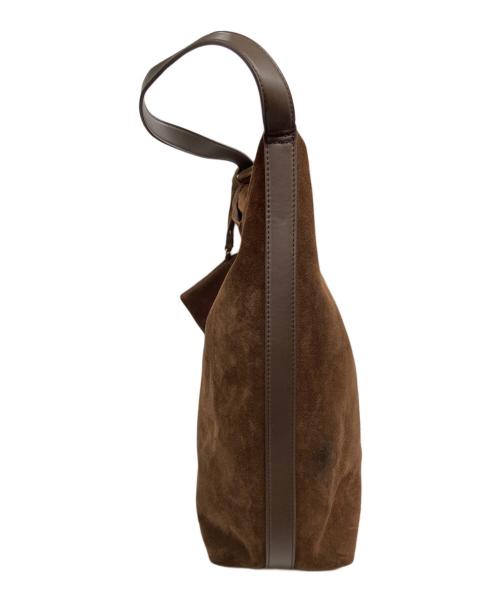 ROH SEOUL（ローソウル）ROH SEOUL (ローソウル) Pulpy hobo bag Suede/パルピー ホーボーバッグ スエード ブラウンの古着・服飾アイテム