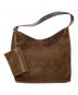 ROH SEOUL (ローソウル) Pulpy hobo bag Suede/パルピー ホーボーバッグ スエード ブラウン：15000円