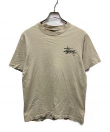 stussy（ステューシー）の古着「80sショーンフォントロゴプリントTシャツ」｜ベージュ