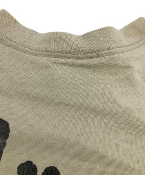 stussy（ステューシー）stussy (ステューシー) 80sショーンフォントロゴプリントTシャツ ベージュ サイズ:Ｍの古着・服飾アイテム