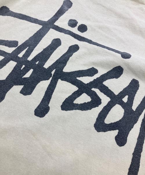 stussy（ステューシー）stussy (ステューシー) 80sショーンフォントロゴプリントTシャツ ベージュ サイズ:Ｍの古着・服飾アイテム