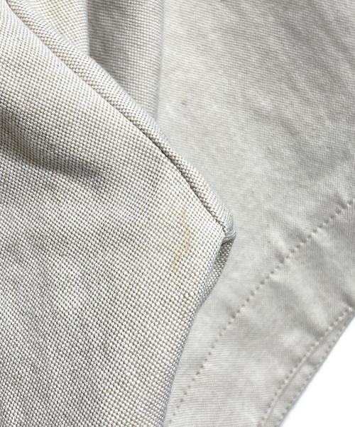 DRAWER（ドゥロワー）DRAWER (ドゥロワー) バックタックノーカラージャケット/Back Tuck Collarless Jacket ベージュ サイズ:36の古着・服飾アイテム