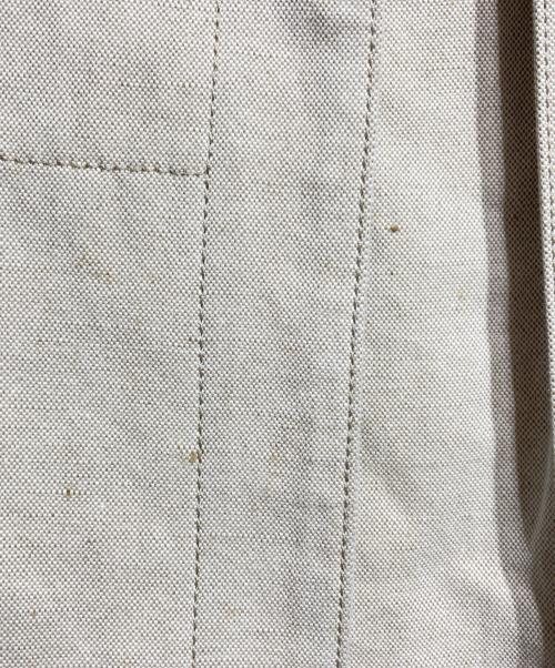 DRAWER（ドゥロワー）DRAWER (ドゥロワー) バックタックノーカラージャケット/Back Tuck Collarless Jacket ベージュ サイズ:36の古着・服飾アイテム