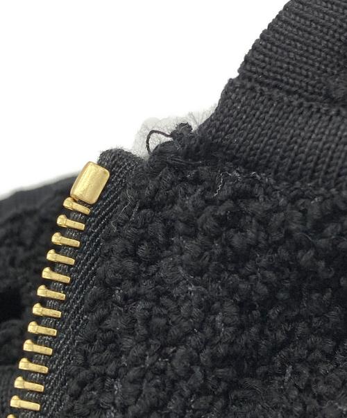 DRAWER（ドゥロワー）Drawer (ドゥロワー) SUMMER 3Gアイレットニットパーカー/Summer 3-Gauge Eyelet Knit Hoodie ブラック サイズ:FREEの古着・服飾アイテム