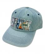 SUPREMEシュプリーム）の古着「Embroidered Money Logo 6-Panel」｜ブルー