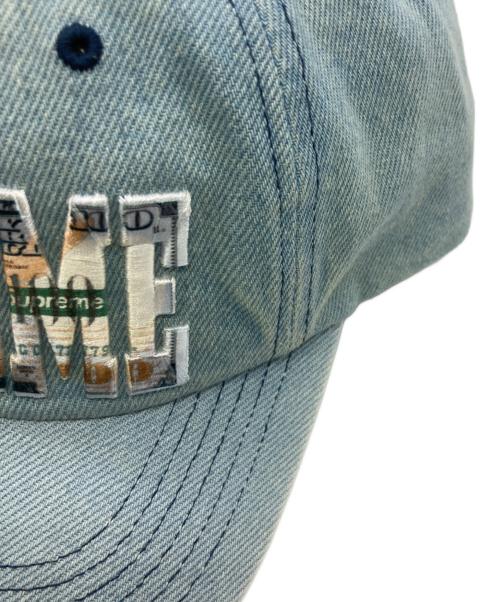 SUPREME（シュプリーム）SUPREME (シュプリーム) Embroidered Money Logo 6-Panel ブルー サイズ:freeの古着・服飾アイテム