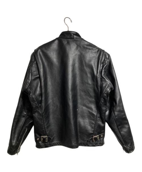 Schott（ショット）Schott (ショット) 641レザーライダースジャケット/Leather jacket ブラック サイズ:38の古着・服飾アイテム