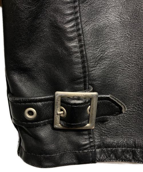 Schott（ショット）Schott (ショット) 641レザーライダースジャケット/Leather jacket ブラック サイズ:38の古着・服飾アイテム