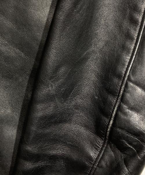 Schott（ショット）Schott (ショット) 641レザーライダースジャケット/Leather jacket ブラック サイズ:38の古着・服飾アイテム