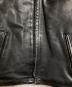 中古・古着 Schott (ショット) 641レザーライダースジャケット/Leather jacket ブラック サイズ:38：35000円