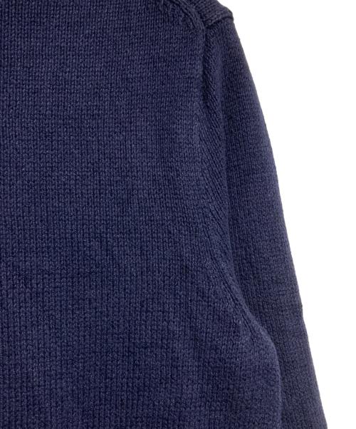 POLO RALPH LAUREN（ポロ・ラルフローレン）POLO RALPH LAUREN (ポロ・ラルフローレン) コットンリネンポロベアニット/Polo Bear Cotton-Linen Sweater ネイビー サイズ:Mの古着・服飾アイテム