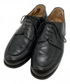 PARABOOTパラブーツ）の古着「CHAMBORD/Uチップレザーシューズ/UTip Leather Shoes」｜ブラック