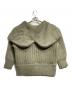 FENDI (フェンディ) フードジップデザイン ウール ケーブルニット/Hooded Zip-Up Cable Knit Sweater グレー サイズ:40：20000円