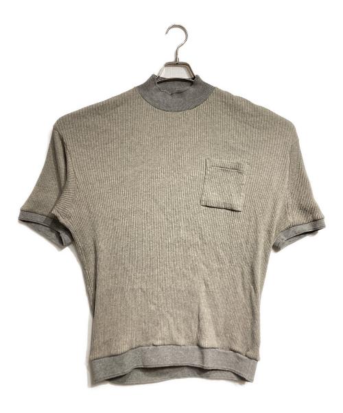 OLD JOE & Co.（オールドジョー）OLD JOE & Co. (オールドジョー) MOCK-NECK COTTON YAK REBED TOPS/モックネックニット グレー サイズ:40の古着・服飾アイテム