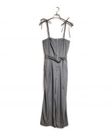 FRAY ID（フレイ アイディー）の古着「ベアサロペットパンツ/Tube top overalls」｜グレー