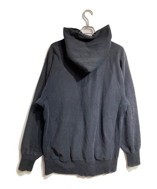 Champion（チャンピオン）Champion (チャンピオン) ラバープリントリバースウィーブパーカー/Rubber Print Reverse Weave Hoodie ブラック サイズ:XXLの古着・服飾アイテム