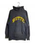 Champion（チャンピオン）の古着「ラバープリントリバースウィーブパーカー/Rubber Print Reverse Weave Hoodie」｜ブラック