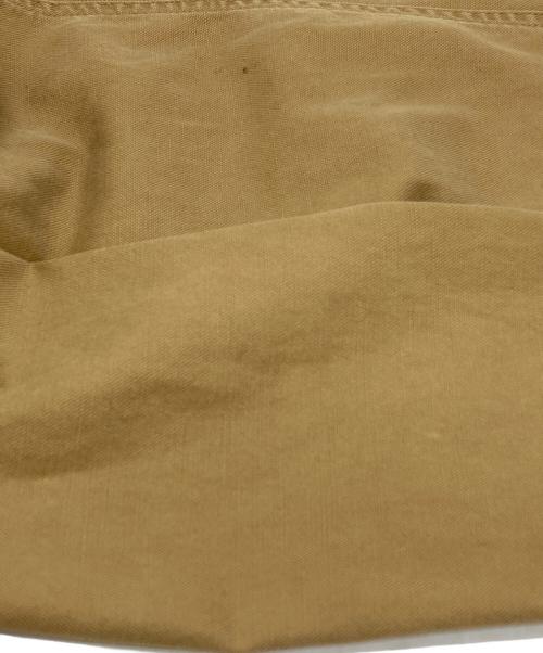 RALPH LAUREN（ラルフローレン）RALPH LAUREN (ラルフローレン) レザー切替ダックファイヤーマンジャケット/Leather-accented Duck Fireman Jacket ベージュ サイズ:14の古着・服飾アイテム