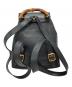 GUCCI (グッチ) バンブーレザーミニリュック/ Bamboo Leather Mini Backpack ブラック：28000円