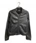 BLUE WORK（ブルーワーク）の古着「ラムレザーシングルライダースジャケット/Lamb Leather Single Riders Jacket」｜ブラック