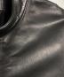 中古・古着 BLUE WORK (ブルーワーク) ラムレザーシングルライダースジャケット/Lamb Leather Single Riders Jacket ブラック サイズ:S：12000円