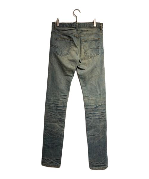DIOR HOMME（ディオール オム）DIOR HOMME (ディオール オム) Strip アイスブルーデニムパンツ/Ice blue denim pants インディゴ サイズ:28の古着・服飾アイテム