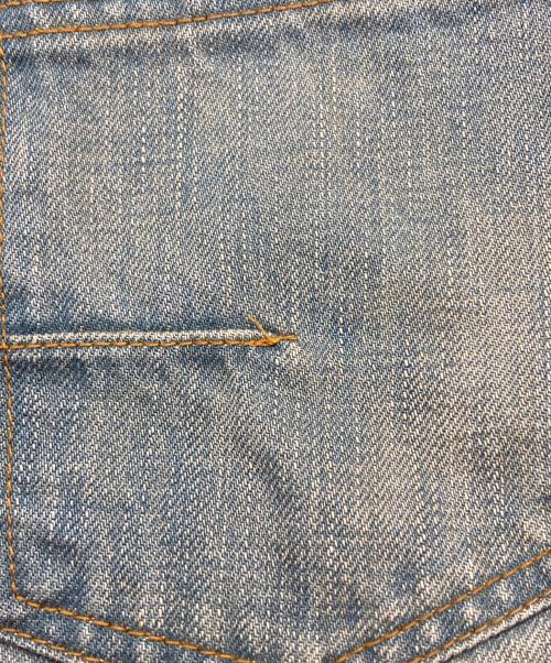 DIOR HOMME（ディオール オム）DIOR HOMME (ディオール オム) Strip アイスブルーデニムパンツ/Ice blue denim pants インディゴ サイズ:28の古着・服飾アイテム