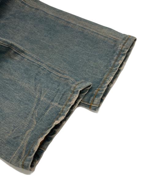 DIOR HOMME（ディオール オム）DIOR HOMME (ディオール オム) Strip アイスブルーデニムパンツ/Ice blue denim pants インディゴ サイズ:28の古着・服飾アイテム