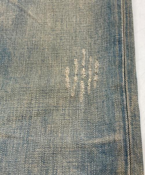 DIOR HOMME（ディオール オム）DIOR HOMME (ディオール オム) Strip アイスブルーデニムパンツ/Ice blue denim pants インディゴ サイズ:28の古着・服飾アイテム