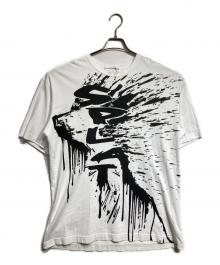COMME des GARCONS SHIRT（コムデギャルソンシャツ）の古着「SPLITプリントTシャツ/Split Print T-Shirt」｜ホワイト
