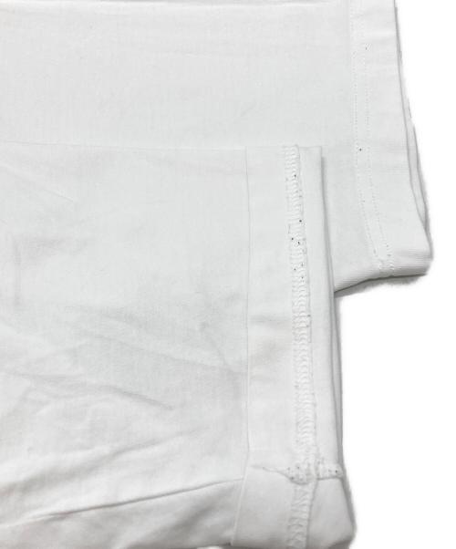 COMME des GARCONS SHIRT（コムデギャルソンシャツ）COMME des GARCONS SHIRT (コムデギャルソンシャツ) SPLITプリントTシャツ/Split Print T-Shirt ホワイト サイズ:Ｌの古着・服飾アイテム