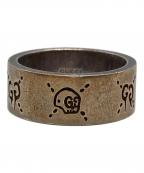 GUCCIグッチ）の古着「GG ICON RING/GGアイコンリング」｜シルバー