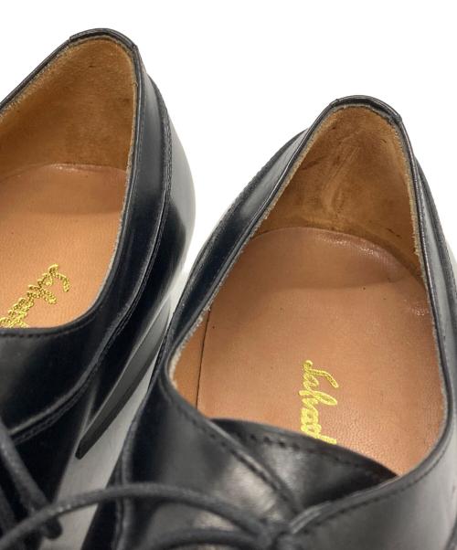 Salvatore Ferragamo（サルヴァトーレ フェラガモ）Salvatore Ferragamo (サルヴァトーレ フェラガモ) ストレートチップシューズ/Cap toe ブラック サイズ:8 1/2の古着・服飾アイテム