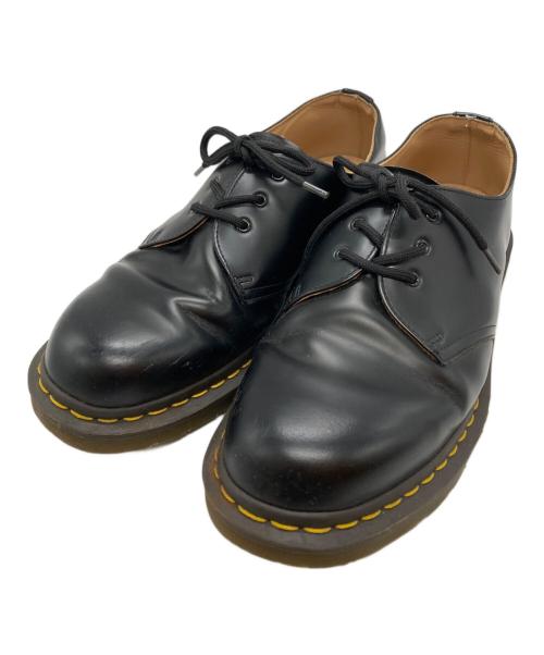 Dr.Martens（ドクターマーチン）Dr.Martens (ドクターマーチン) COMME des GARCONS HOMME DEUX (コムデギャルソン オム ドゥ) 1461 3ホールシューズ/3-eye shoe ブラック サイズ:9の古着・服飾アイテム