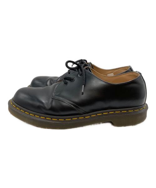 Dr.Martens（ドクターマーチン）Dr.Martens (ドクターマーチン) COMME des GARCONS HOMME DEUX (コムデギャルソン オム ドゥ) 1461 3ホールシューズ/3-eye shoe ブラック サイズ:9の古着・服飾アイテム