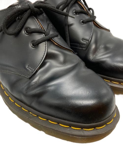 Dr.Martens（ドクターマーチン）Dr.Martens (ドクターマーチン) COMME des GARCONS HOMME DEUX (コムデギャルソン オム ドゥ) 1461 3ホールシューズ/3-eye shoe ブラック サイズ:9の古着・服飾アイテム