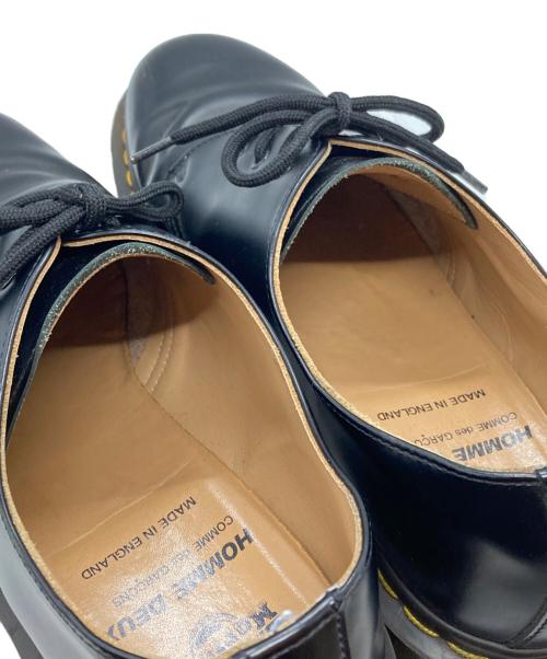 Dr.Martens（ドクターマーチン）Dr.Martens (ドクターマーチン) COMME des GARCONS HOMME DEUX (コムデギャルソン オム ドゥ) 1461 3ホールシューズ/3-eye shoe ブラック サイズ:9の古着・服飾アイテム