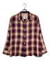 TOWN CRAFT（タウンクラフト）の古着「オンブレチェックシャツ/Ombre check shirt」｜レッド×ネイビー
