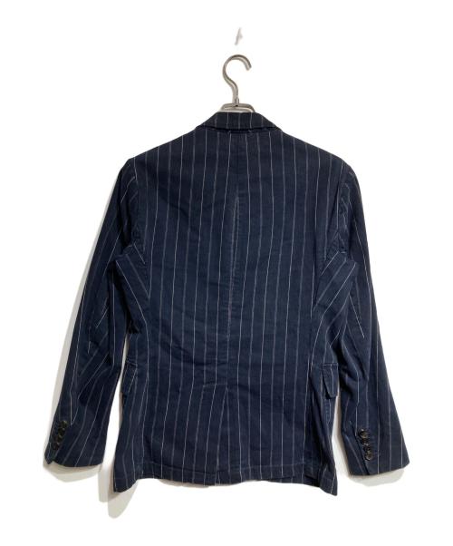 POLO RALPH LAUREN（ポロ・ラルフローレン）POLO RALPH LAUREN (ポロ・ラルフローレン) ストライプ3Bジャケット/Stripe 3-button jacket ネイビー サイズ:36Rの古着・服飾アイテム