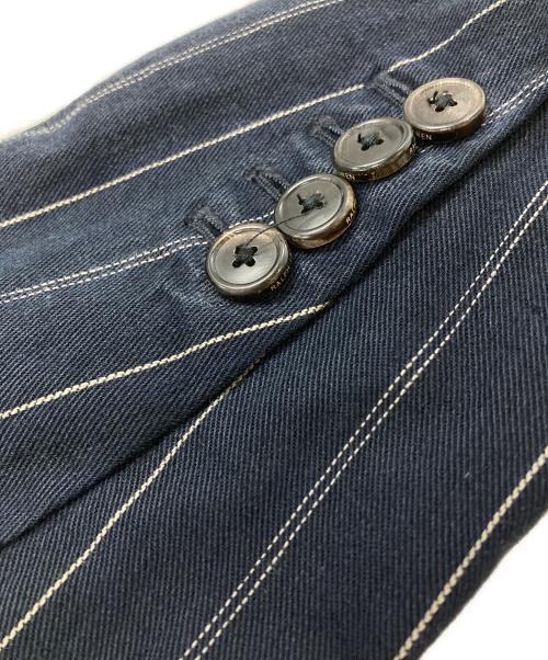 POLO RALPH LAUREN（ポロ・ラルフローレン）POLO RALPH LAUREN (ポロ・ラルフローレン) ストライプ3Bジャケット/Stripe 3-button jacket ネイビー サイズ:36Rの古着・服飾アイテム