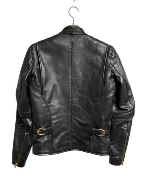 VANSON（バンソン）VANSON (バンソン) シングルライダースジャケット/Single rider jacket ブラック サイズ:34の古着・服飾アイテム