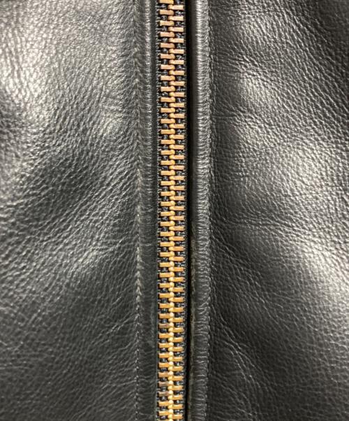 VANSON（バンソン）VANSON (バンソン) シングルライダースジャケット/Single rider jacket ブラック サイズ:34の古着・服飾アイテム