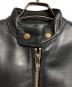 中古・古着 VANSON (バンソン) シングルライダースジャケット/Single rider jacket ブラック サイズ:34：25000円