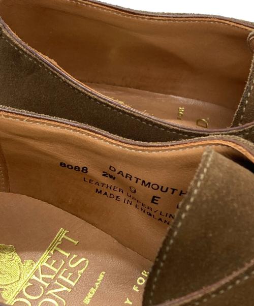 Crockett & Jones（クロケット＆ジョーンズ）Crockett & Jones (クロケット＆ジョーンズ) SHIPS (シップス) DARTMOUTHスウェードシューズ/Suede shoes ブラウン サイズ:9の古着・服飾アイテム