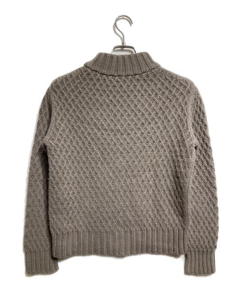 DRAWER（ドゥロワー）DRAWER (ドゥロワー) ハイネックニット/High-neck knit top ブラウン サイズ:1の古着・服飾アイテム