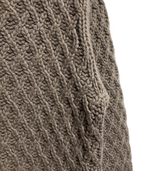 DRAWER（ドゥロワー）DRAWER (ドゥロワー) ハイネックニット/High-neck knit top ブラウン サイズ:1の古着・服飾アイテム