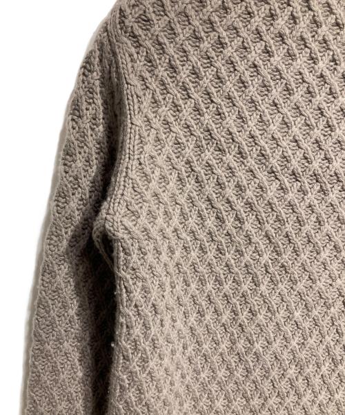 DRAWER（ドゥロワー）DRAWER (ドゥロワー) ハイネックニット/High-neck knit top ブラウン サイズ:1の古着・服飾アイテム