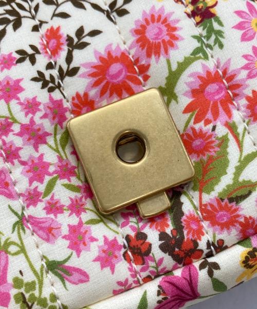 GUCCI（グッチ）GUCCI (グッチ) フローラルショルダーバッグ/Floral shoulder bag アイボリー×ピンクの古着・服飾アイテム