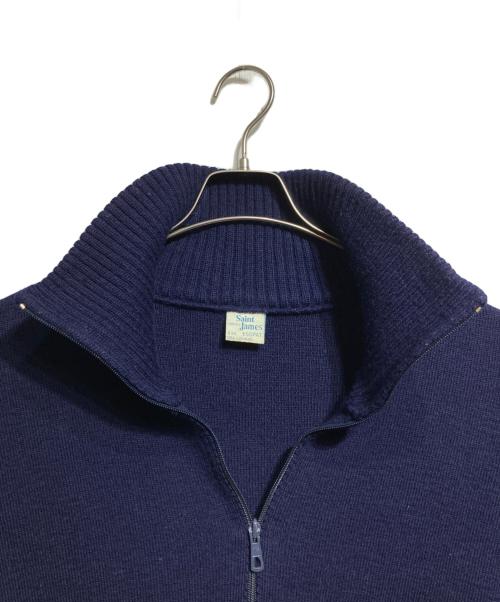 SAINT JAMES（セントジェームス）SAINT JAMES (セントジェームス) 60's ニットドライバーズジャケット/Knit driver's jacket ネイビー サイズ:44の古着・服飾アイテム